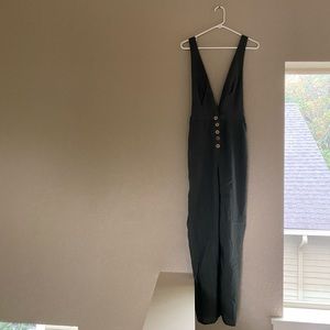 COPY - Wild Fable forest green linen jumpsuit